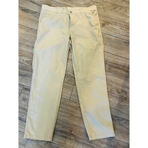 32 Degrees Cool Mens Khaki Stretch Performance Technical Chino Pants Size 34x30